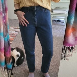 Noisy May, loose fit denim jeans.